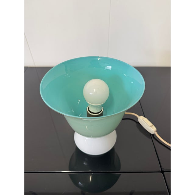Venini Table Lamp by Tomaso Buzzi for Venini, 1981 For Sale - Image 4 of 16