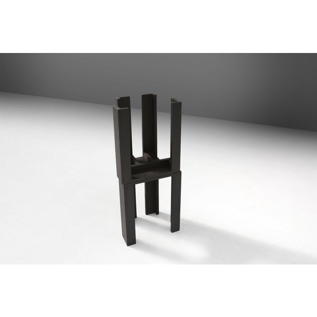 Black Stackable Stool from Bram Vanderbeke, Belgium, 2010s For Sale - Image 13 of 18