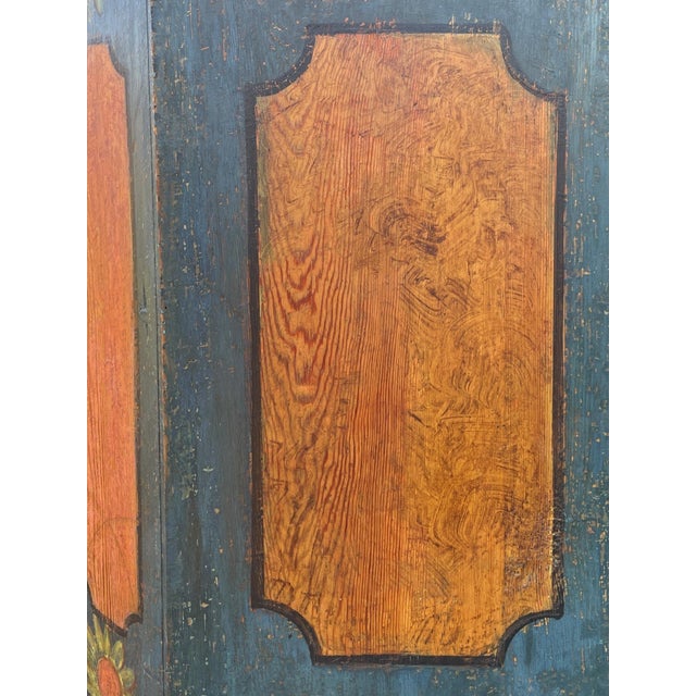 Blue Cupboard with Sunflower Paintings For Sale - Image 16 of 18