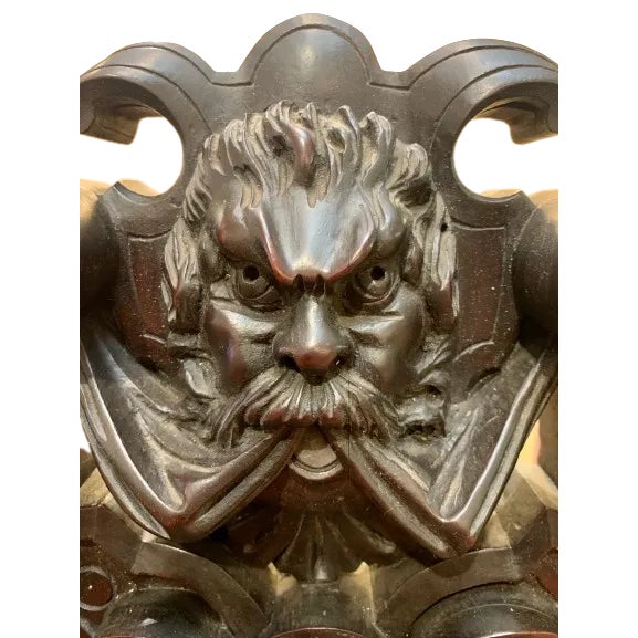 Gothic Bench Hand carved by: W.B. Moses & Sons, Washington DC (1858-1937) William Barnard Moses was one of the prominent...