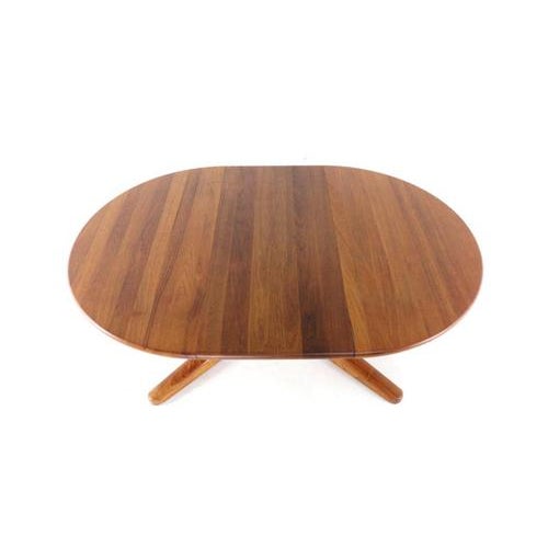 1960s Danish Round Extendable Sindal Dining Table For Sale - Image 5 of 16