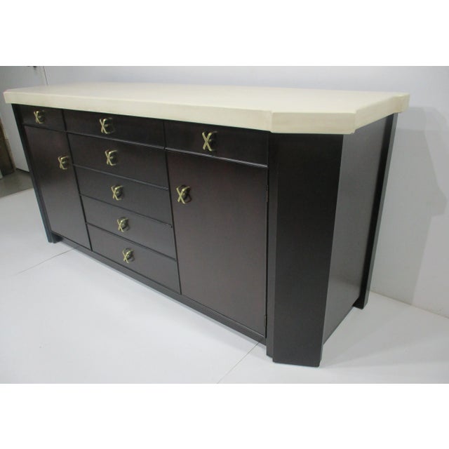 Paul Frankl Cork Topped Sideboard Chest for Johnson Brothers Furniture