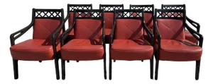 Pair of Cunard Cruise Ship Lounge Chairs From Late 40's