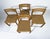 Danish Model 401 Dining Chairs in Oak with Papercord Seats by J.H. Møller for J.L. Møllers, Denmark, 1970s, Set of 4 For Sale - Image 9 of 11