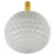 White Pendant Lamp attributed to Aloys Gangkofner for Peill and Putzler, 1970s For Sale
