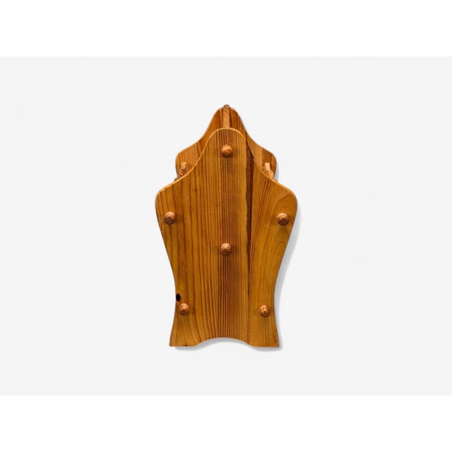 1960s Swedish Modern, Pine, Magazine Rack, Sweden, 1960s For Sale - Image 5 of 8