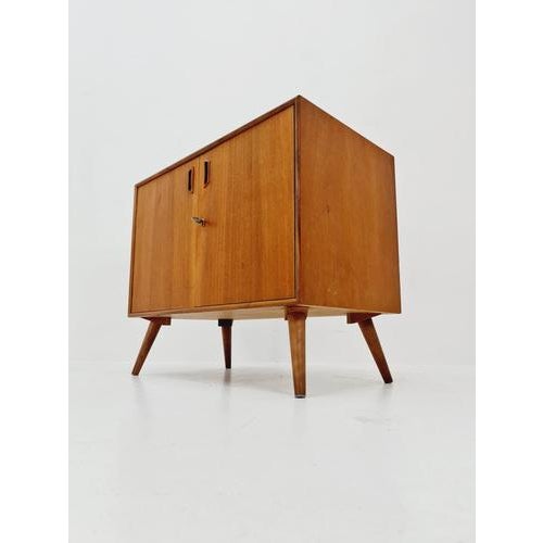 Brown Mid-Century Danish Teak Sideboard, 1960s For Sale - Image 8 of 11