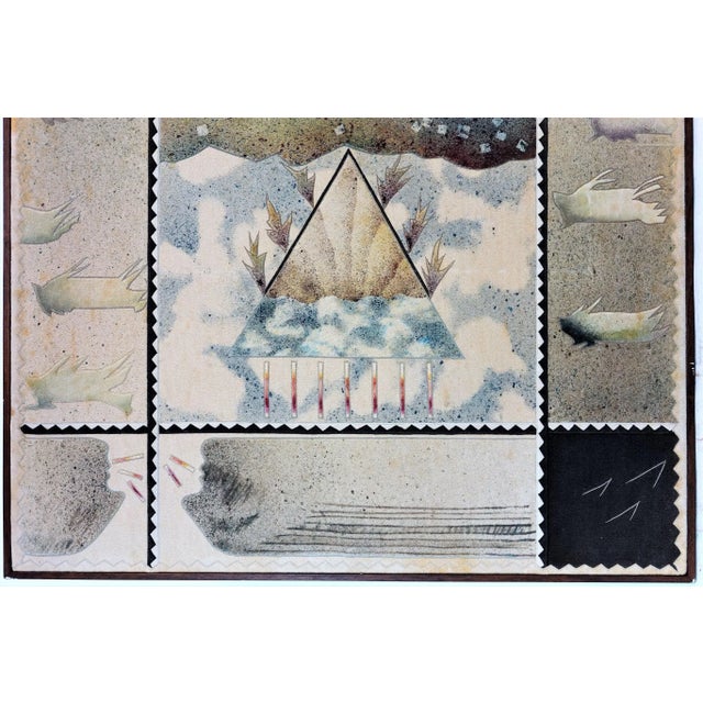 Native American Very Large Late 20th Century American Indian Original Textile Piece by Artist Dana Boussard Shaw For Sale - Image 3 of 10