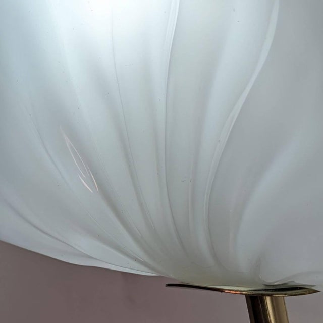 Italian Floral Sconces Murano Glass Wall Lights Brass, 1970s For Sale - Image 6 of 12