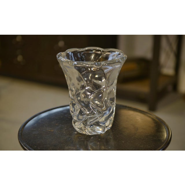 Crystal Vase from Daum Nancy, France, 1970s, in Very Good conditions. Designed 1970 to 1979 This piece has an attribution...