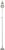 Industrial Industrial Davy Floor Lamp Nickel For Sale - Image 3 of 3