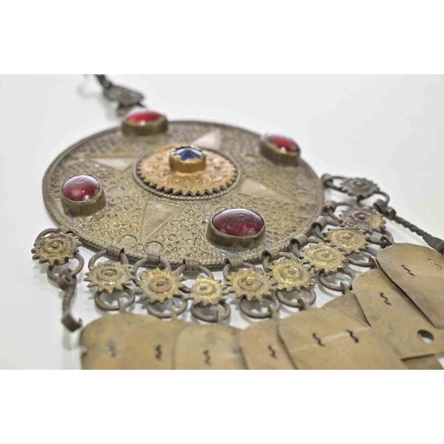 Antique Ottoman Metal Pendant, 19th Century For Sale - Image 4 of 5
