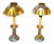 1915 Louis Comfort Tiffany Art Glass Candlestick Lamps - a Pair For Sale