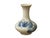 1990s 4.5" Chinese Blue White Scenery Flower Graphic Small Porcelain Art Vase For Sale - Image 5 of 12