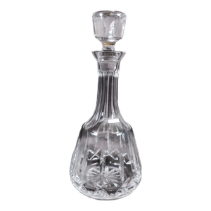 1980s Atlantis Cut Crystal Wine Decanter in Miguel