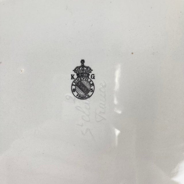 1980s Ravier Model Reverbère Dish from KG Lunéville, 1980s For Sale - Image 5 of 6