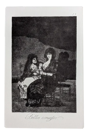 Francisco de Goya, Los Caprichos, Plate 15, Etching