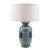 1950s Italian Pottery Table Lamp by Raymor Attributed to Albino Bagni For Sale