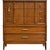 1960s Mid Century Modern Walnut Highboy Dresser by Dixie Furniture For Sale - Image 14 of 14