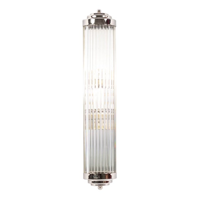 Art Deco Glass Wall Lamp by Zeitlos by Drozd For Sale