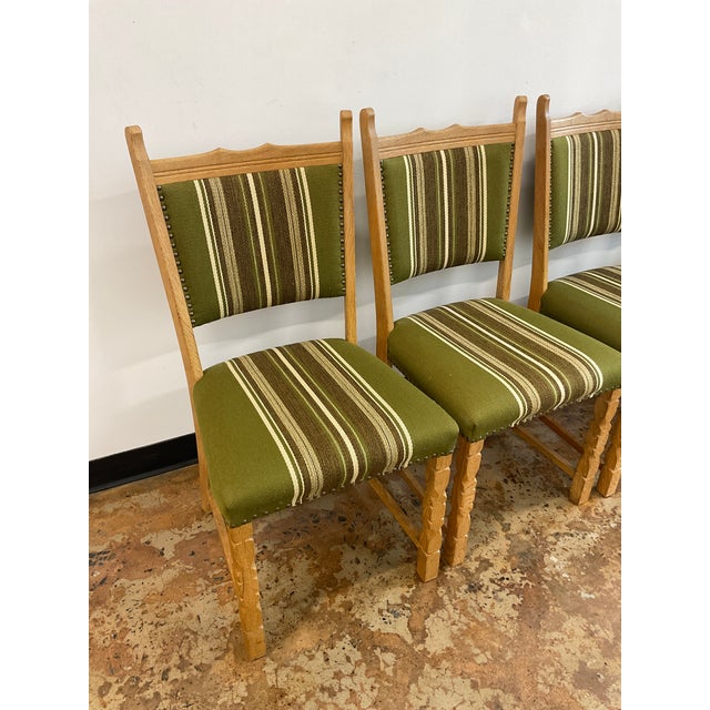 Set of (6) Henning Kjaernulf Style Danish Oak Dining Chairs, C. 1970s For Sale - Image 10 of 17