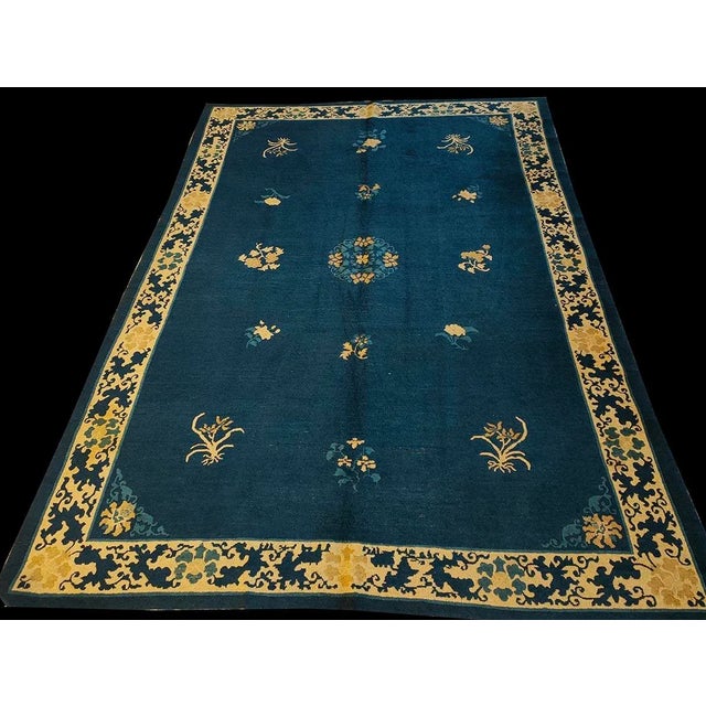 Early 20th Century Chinese Peking Carpet ( 6'2"x 8'9" - 188 x 267 ) Chinese - Peking The commercial Peking carpet is a...