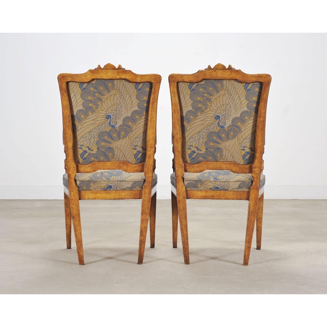 Tan Set of Ten Minton-Spidell Rizzoli Regency Style Dining Armchairs For Sale - Image 8 of 18