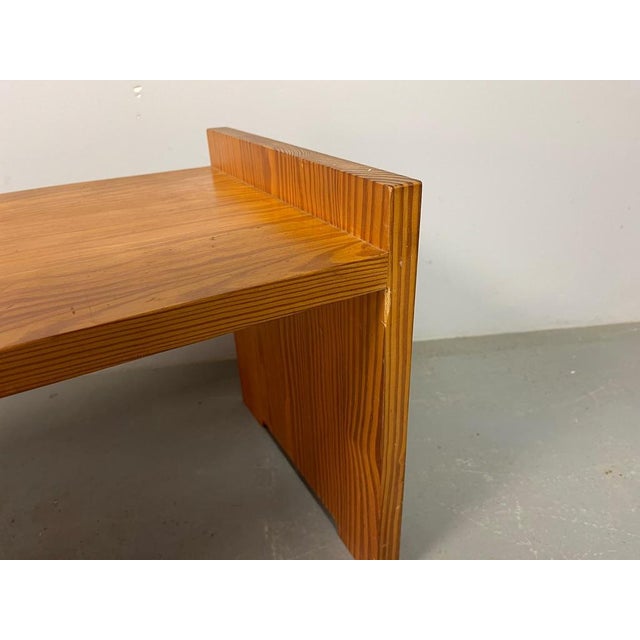 A rare and highly distinctive swedish modern bench, model m 103, designed by hans-agne jakobsson and executed by master...