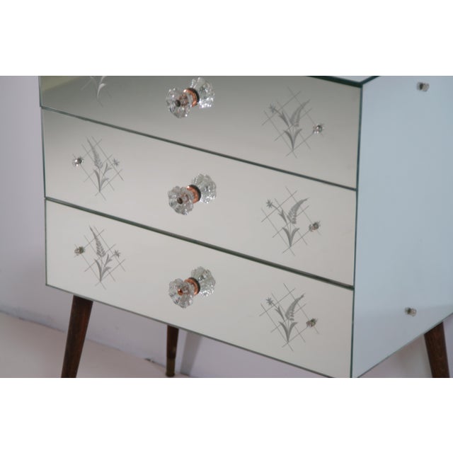 Art Deco Mirrored Chest of Drawers, 1950s For Sale - Image 13 of 15