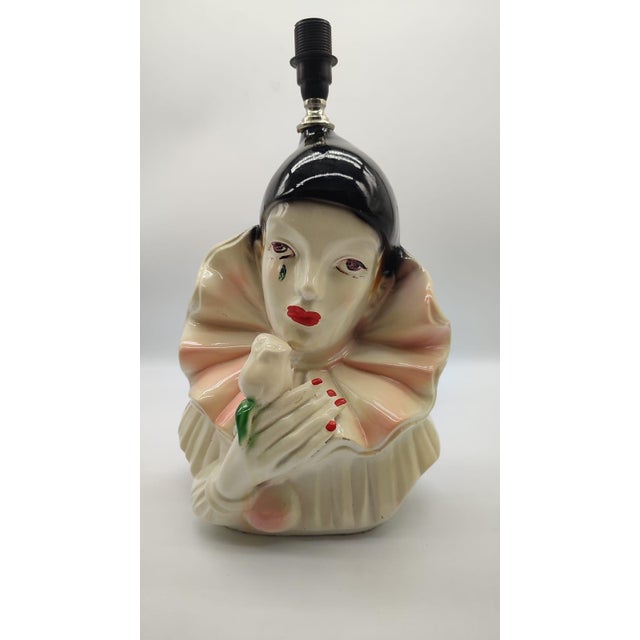 Large Postmodern Art Deco Revival Italian Table Lamp by Vicenze Pierrot, 1980s For Sale - Image 11 of 11