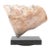 Signed Abstract Pink Alabaster Sculpture For Sale