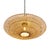 Contemporary Modern Raw Wicker Discus Pendant Light Small For Sale - Image 3 of 9