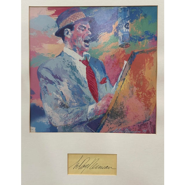 Color album-cover reproduction featuring artwork by LeRoy Neiman, dated 1993, presented with a separate hand-signed LeRoy...