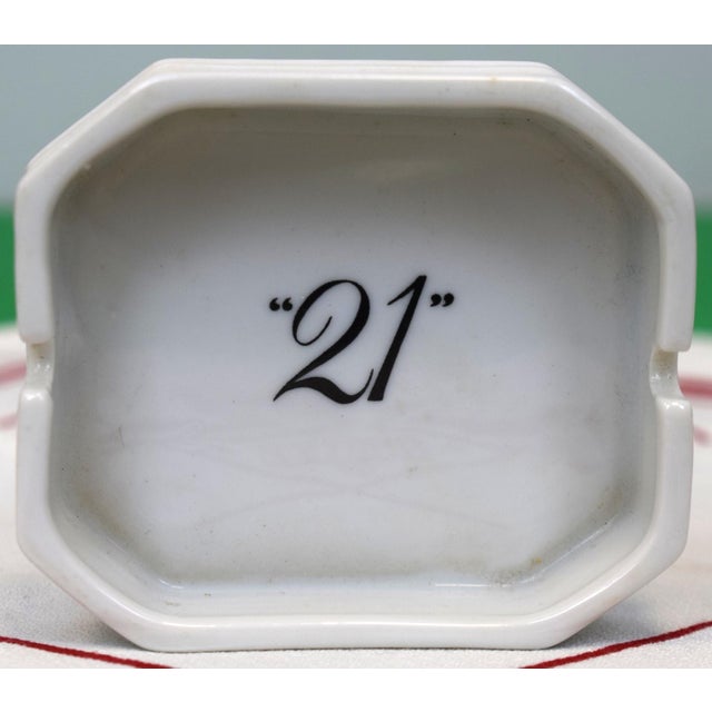 Sz: 3 1/8"H x 3 5/8"W x 1"D *"21" Club bar cloth sold separately* The 21 Club, often simply 21, was a traditional American...