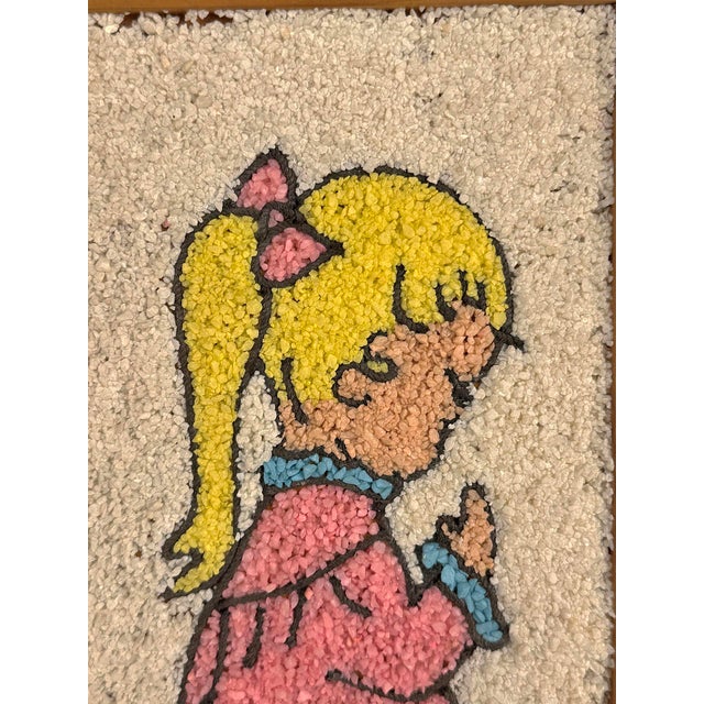 Mid-Century Mosaic Gravel Art Little Boy & Girl Wall Art - A Pair For Sale - Image 6 of 10