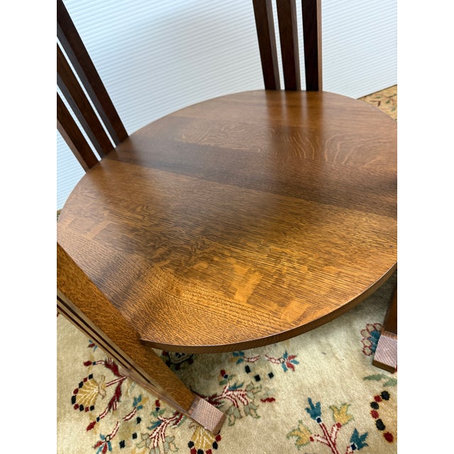 Stickley Mission Collection Round End Table For Sale - Image 12 of 12