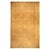 Large Egyptian Modern Gold Wool Rug with Botanical Motif by Doris Leslie Blau For Sale