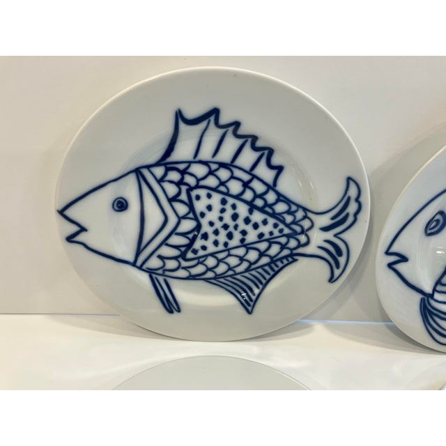 Fitz & Floyd Plates Dated 1977 - Set of Six For Sale - Image 10 of 10