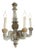 Transitional 3-light Gold Distressed Wall Sconce For Sale