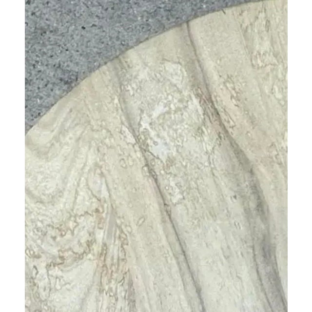 Bleached Elmwood Side Table - Quatrefoil Pattern For Sale - Image 11 of 11