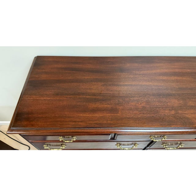Wood 1990s Rare Henkel Harris Mahogany Gentleman’s Chest Model No. 167 For Sale - Image 7 of 16