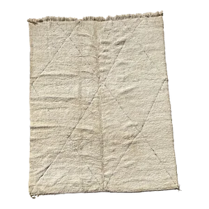 Moroccan White New Rug - 8'12" X 11'6" Ft