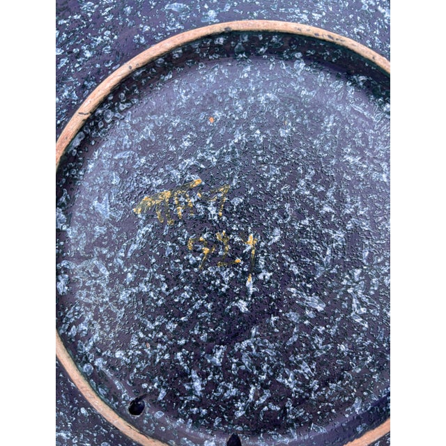 Mid-Century Modern Majolica Platter by Fratelli Fanciullacci For Sale In Austin - Image 6 of 6