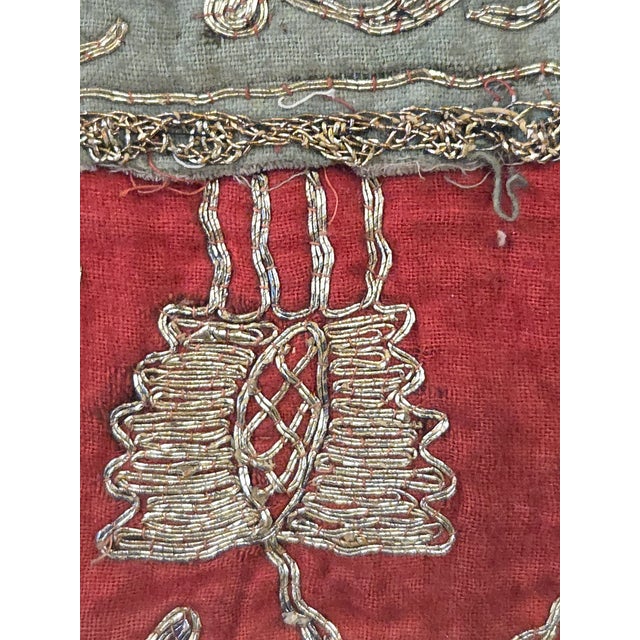 Antique Early 20th Century Sumatran Ceremonial Tirai Textile Hanging For Sale - Image 10 of 18