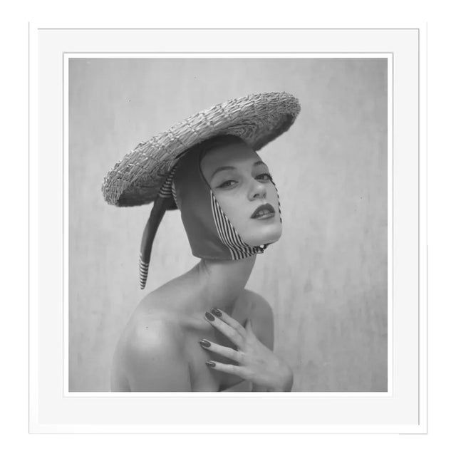 Toni Frissell, Girl in a Hat, 1951, C Print, Framed For Sale