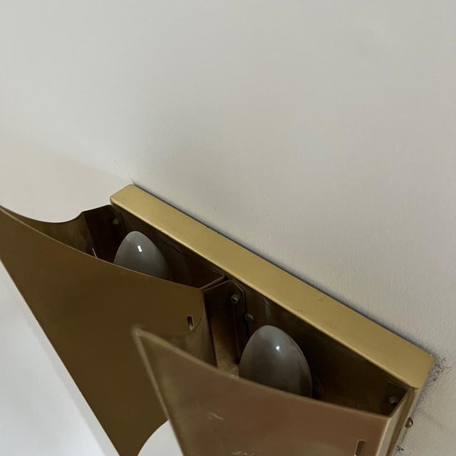 1960s Mid-Century Brass Gothic Wall Lights by Bent Karlby, 1960s For Sale - Image 5 of 15