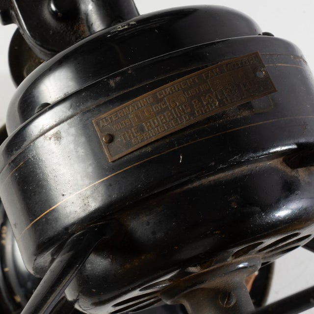 Early 19th Century Brass Blade Fan Robbins and Myers Co. For Sale - Image 5 of 15