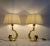 Metal Brass Table Lamps attributed to Pierre Cardin, 1970s, Set of 2 For Sale - Image 7 of 18