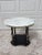 Vintage Palm Beach Style Marble Top Accent Table For Sale - Image 4 of 11