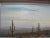 Beautiful framed original oil painting by artist, Rob Macintosh. Untitled, showing a Tucson desert sunset. Wood frame...